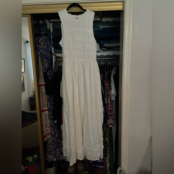 DISSH Dresses & Skirts - Dissh smocked linen maxi dress